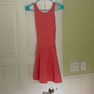 One piece cross back cropped shorts attached tennis/pickleball dress